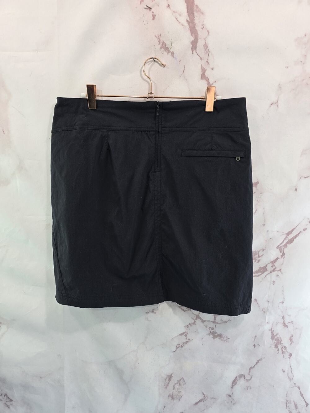 Royal Robbins Skirt Womens 10 Medium Black Skort Built In Shorts Lined Discovery